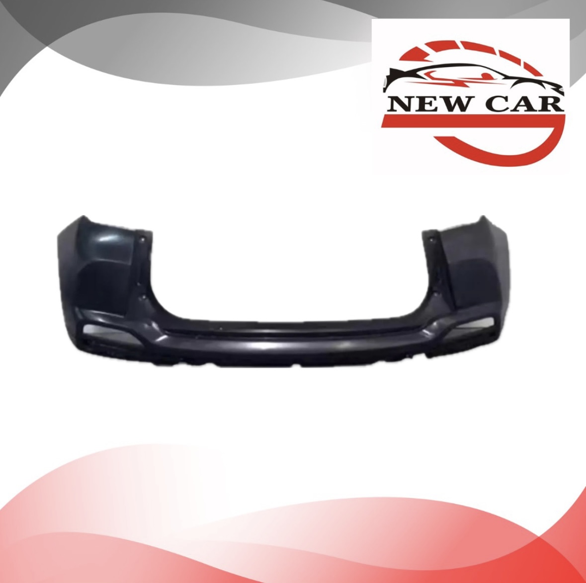 سپر عقب بالایی بدون سوراخ تیگو 7 پرو مشکی    